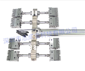 32+32 side feeding stack mold hot runner system